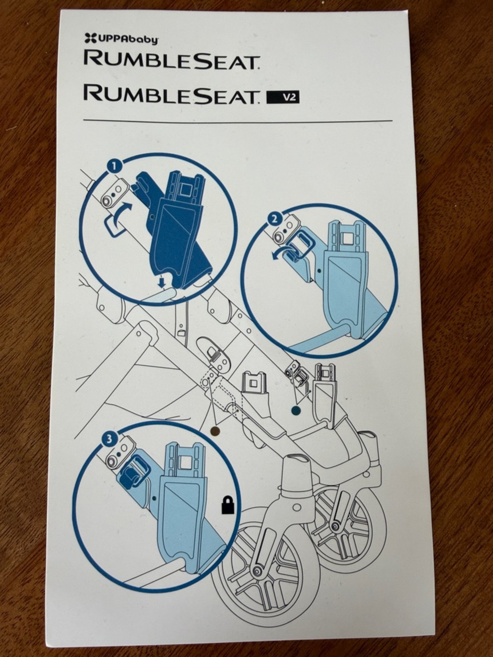 UPPAbaby RumbleSeat V2 Lower Adapters - NWT